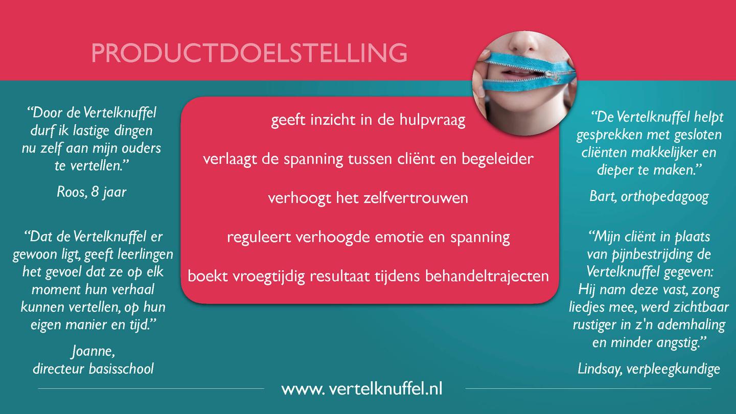 Productdoelstelling