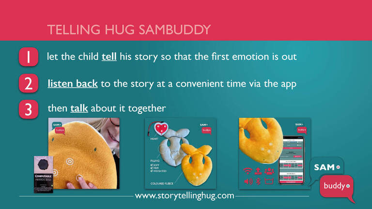 How does the Storytelling Cuddly Toy work
